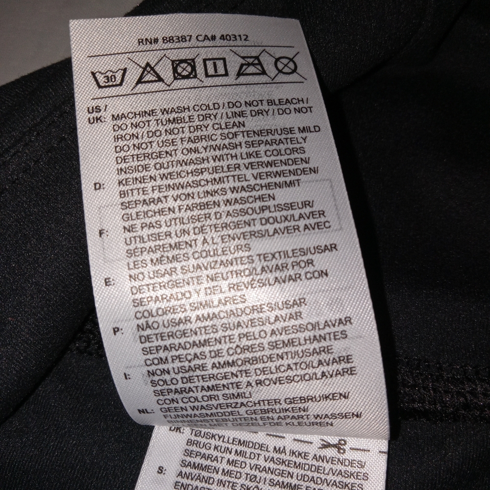 Adidas Zoe X Saldaba Black Double Knit Training Leggings Medium - Picture 7 of 12